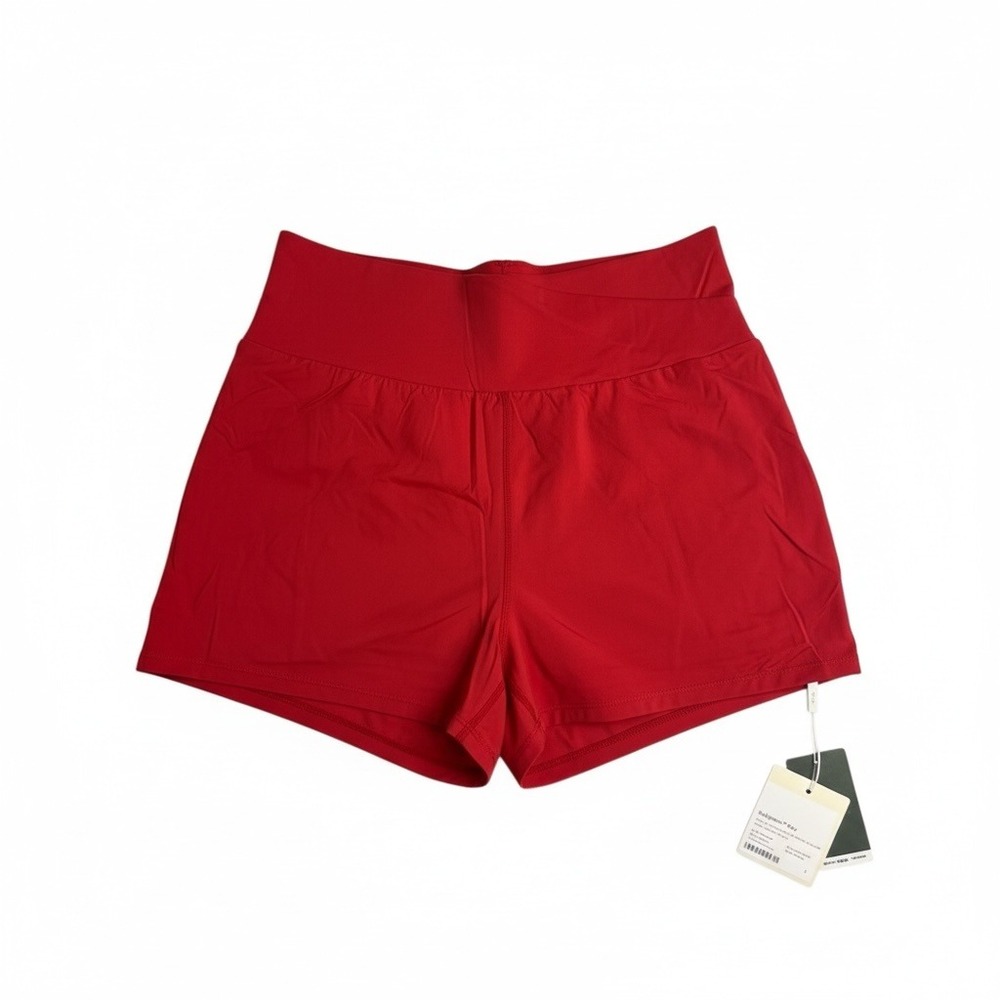 Halara NWT Red SoftlyZero Airy 2-in-1 Athletic Shorts High Waisted Size Medium